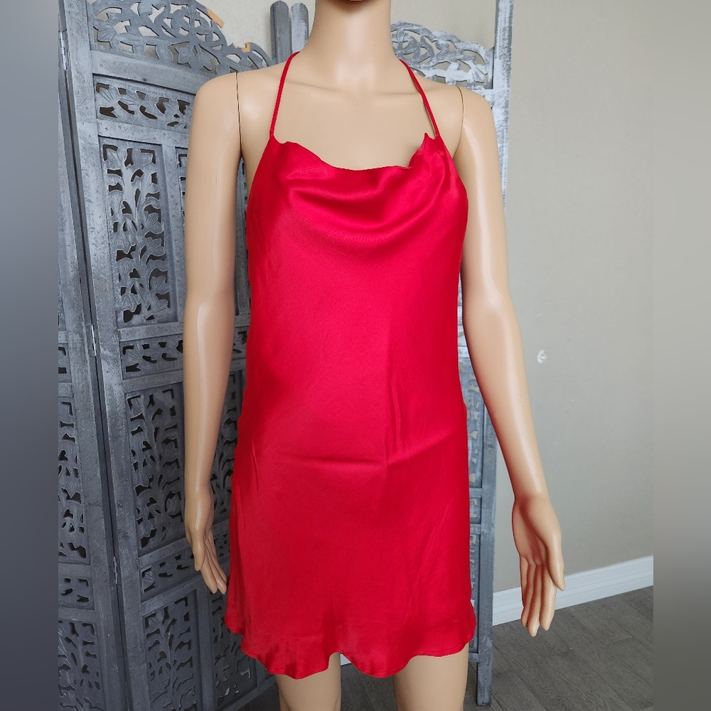 zara silk short dress SHORT SATIN FOULARD DRESS - Black